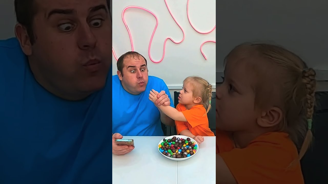 Dad Bites Baby S Gumball Finger 
