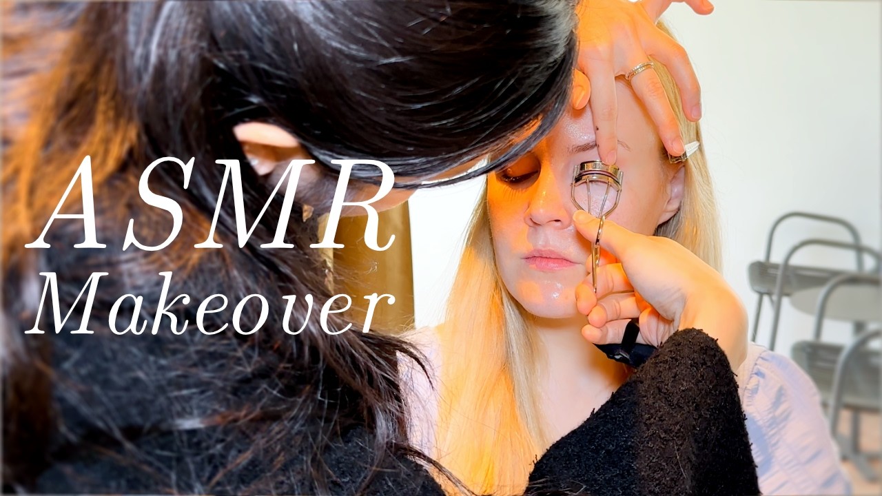 ASMR Korean Style Beauty Day — Full Makeup & Hair in Singapore 🇸🇬 (Unintentional ASMR)