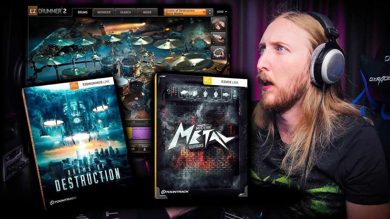 BRING ON THE BROOOOOTS - Toontrack Metal Month 2018 Demo - YouTube