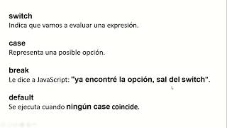 JavaScript tutorial para principiantes. #7. Sentencia switch 🔄