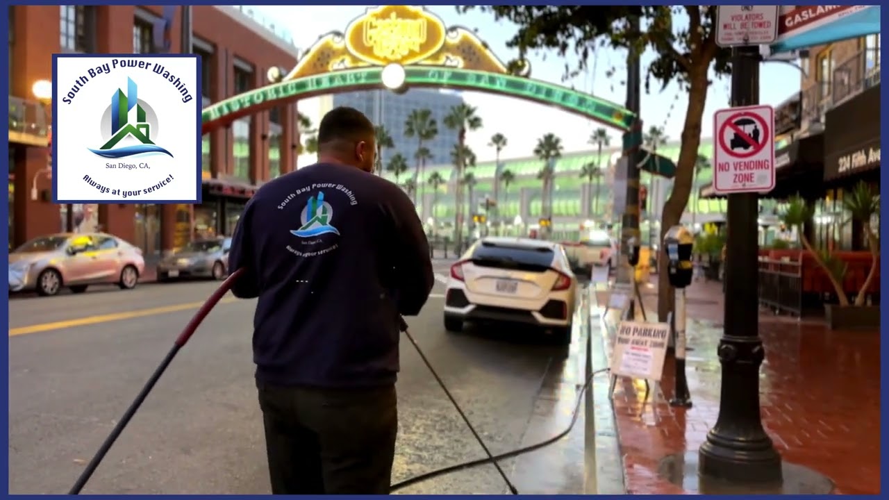 Gaslamp Glow-Up: South Bay Power Washing Transforms Streets of San Diego! 🌟