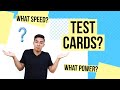 What is a test card for your laser?