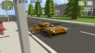 Mr  Blocky City Taxi SIM screenshot 3