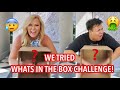 WE TRIED THE BOX CHALLENGE!