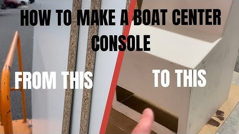How to | DIY Fiberglass Center Console | 1976 SeaCraft Rebuild