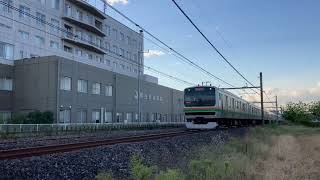 10月16日の警笛集 熊谷〜行田間 #EF65#EF210#E231系#E233系