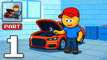 Car Factory - Gameplay Walkthrough Part 1 - Garage Assembly Line (iOS, Android)