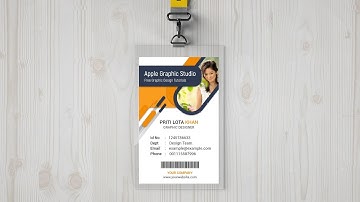 Fantastic ID Card Design - Photoshop CC Tutorial