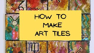 I Turned Old Cardboard into Beautiful Art Tiles