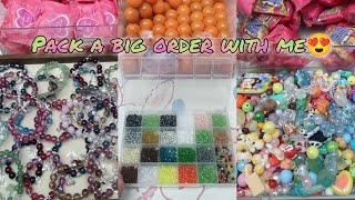 OMG😱50 Bags Acrylic Beads / 😱50 capsules mini Glass Beads/Bracelets 😍 BIG Order😱 