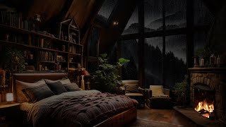 Heavy Rain and Thunderstorm Sounds for Sleep - Relaxing Rain Ambience for Insomnia