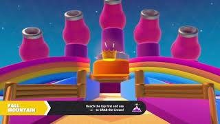 Fall Guys PS4: 2-player Fall Mountain Win (Also, Slime Climb has a time limit)