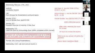 BIOL431 Sp21 Lymphatic Lecture Biol431 Fall21 Lymphatic Lecture