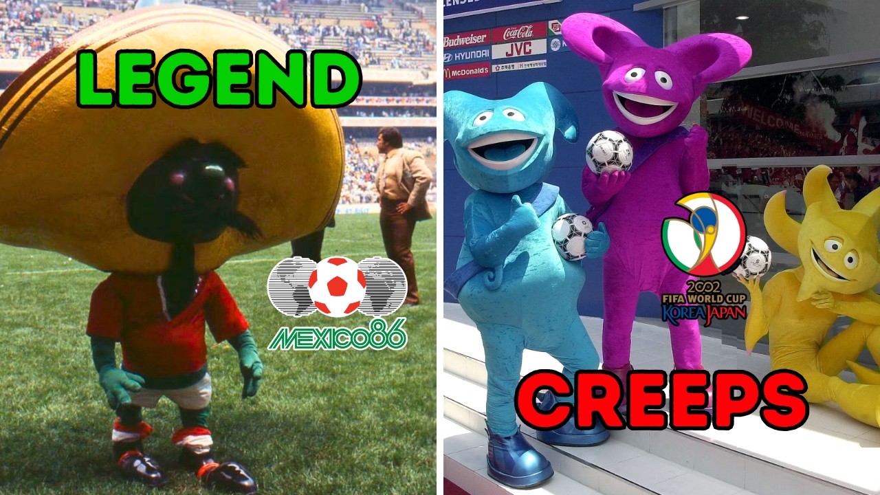 Ranking Every FIFA World Cup Mascot From Worst To Best