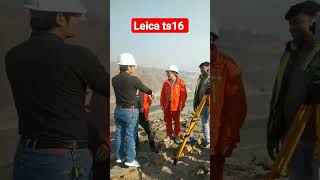 Verifying Traverse using Leica ts16 Robotic Total Station with China Gezhouba Group Surveyors