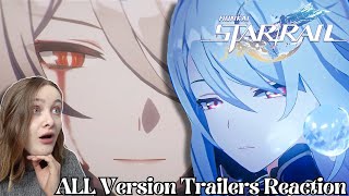 THIS LOOKS AMAZING!! | Reacting to ALL of the Honkai Star Rail Version Trailers (1.1 - 2.1)