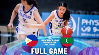 Philippines v Maldives | Full Basketball Game | FIBA U16 Women's Asian Championship 2023 - Div. B