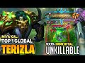 100% IMMORTAL, Legendary Gameplay [ Top 1 Global Terizla ] By MIYA KALI - Mobile Legends