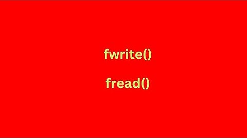 fwrite () and fread function in c | file handling in c | fread and fwrite function #viral #trending