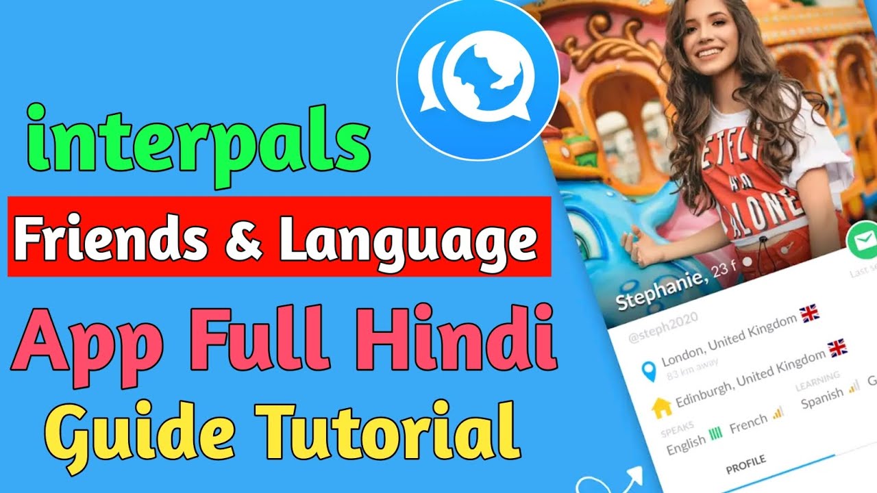InterPals Friends & Language Exchange App Tutorial - YouTube