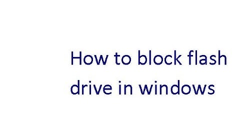 how to disable removable drive using group policy