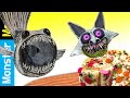 Zoonomaly monster fish  boss pizza for dinner    fictional   monster meal asmr