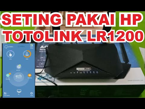 Seting Router 4G Totolink LR1200 Pakai HP Android #Totolink