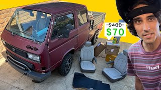 Put New Seats In ANY Classic Car - 1985 Vanagon Syncro Doka by bernietime 2,575 views 1 month ago 11 minutes, 5 seconds