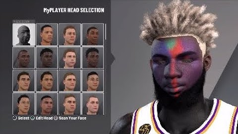 Nba 2k20 Rainbow Face scan !!!!!!!!!!