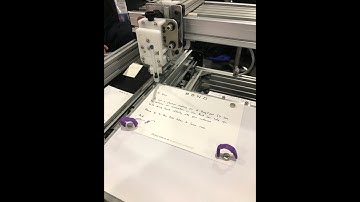 Hemingway - A robot that can copy your handwriting / Video by E Time youtube channel