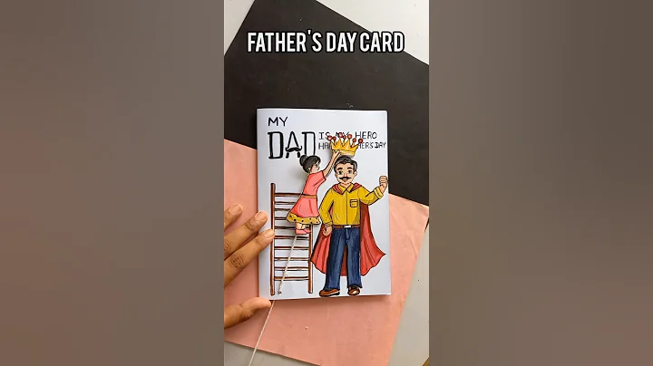 Beautiful Father's Day Card ♦️#cards  #shorts #triggeredinsaanWedding