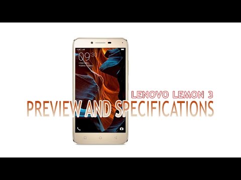 Lenovo Lemon 3 ♦ Review and Specifications ♦ New 2016