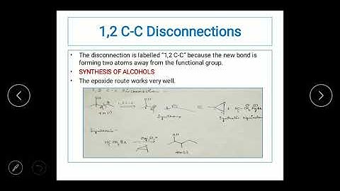 one group C-C disconnections . 1,2 C-C disconnections, synthesis of alcohols.