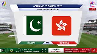 🔴 Live: Pakistan Vs Hong kong Live | PAK vs HK Live Scores & Commentary | Asian Games 2026 Live screenshot 3