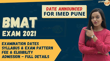 BMAT EXAM 2021II Syllabus, Examination, Dates, Admission, Full Details, Fee & Eligibility