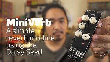MiniVerb - A reverb module for Eurorack using the Daisy Seed platform