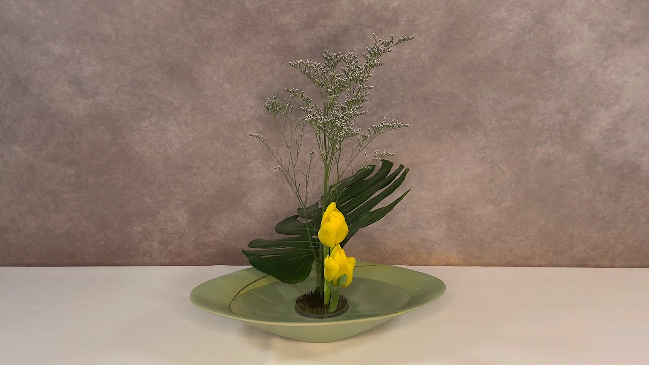 Ikebana: Tulipes du printemps (Shōka Shimpūtai)