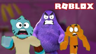 GRIMACE'İN Hapishanesinden Kaçış!! 😱 - Gumball ve Darwin Grimace'den Kaçıyor