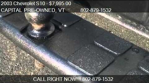 2003 Chevrolet S10 LS Ext. Cab 4WD - for sale in ESSEX JUNCT