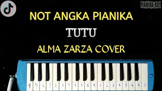 Miniatura de "Not Pianika Tutu - Camila, Pedro Capo ( Alma Zarza Cover ) | Pianika Kuy"
