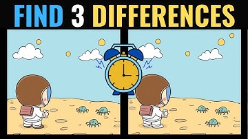 ThinkFast AI: Find 3 Differences! 🔍 Video #10  🐸 Very Few Can Solve All!
