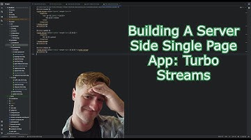 Server Side Single Page App, Dry Dock: Turbo Streams