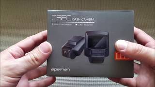 Unboxing & Demo of the CS80 Dash Cam by Apeman