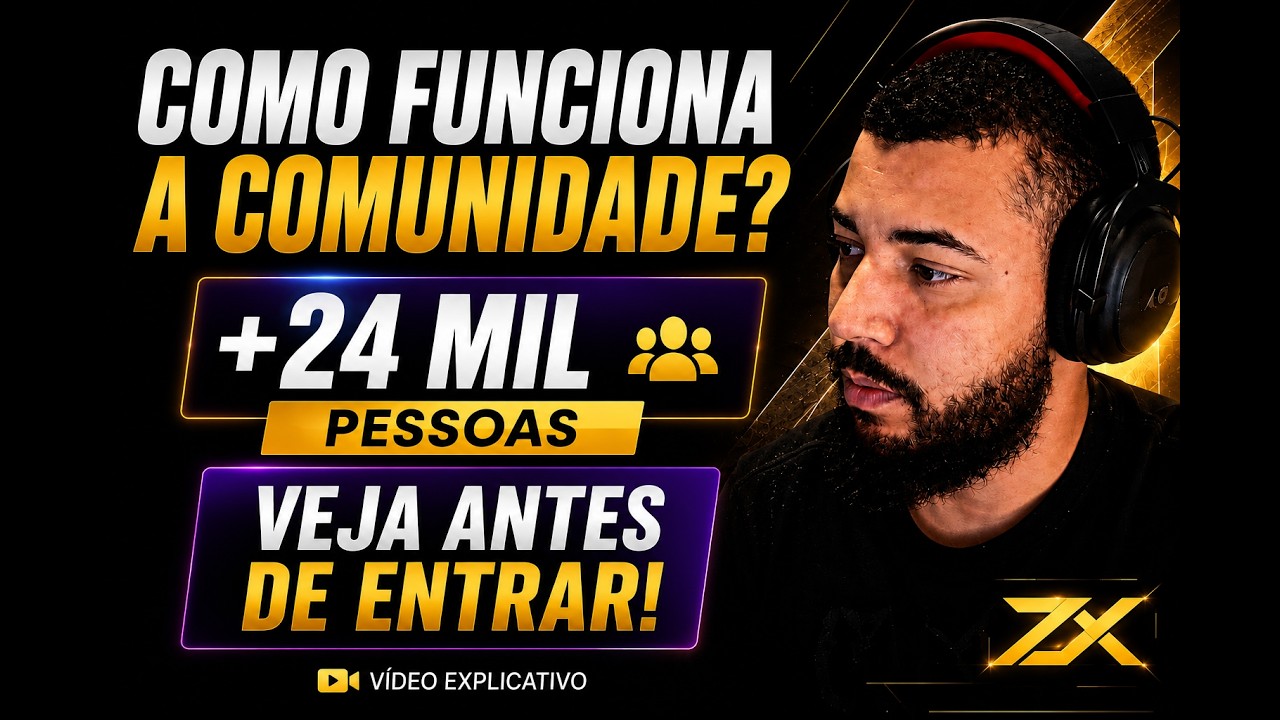Capa da apresenta&ccedil;&atilde;o da Comunidade Daniel ZX