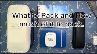 Packing Art Supplies for Travel  PART I  ✈ #travel  #travelartsupplies #packingforvacation