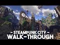 Steampunk City Walk-through | Minecraft Let's Build It!