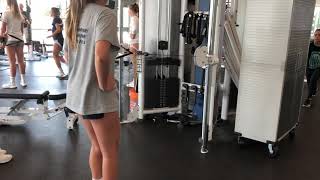 Cable Reverse Lunge to Row