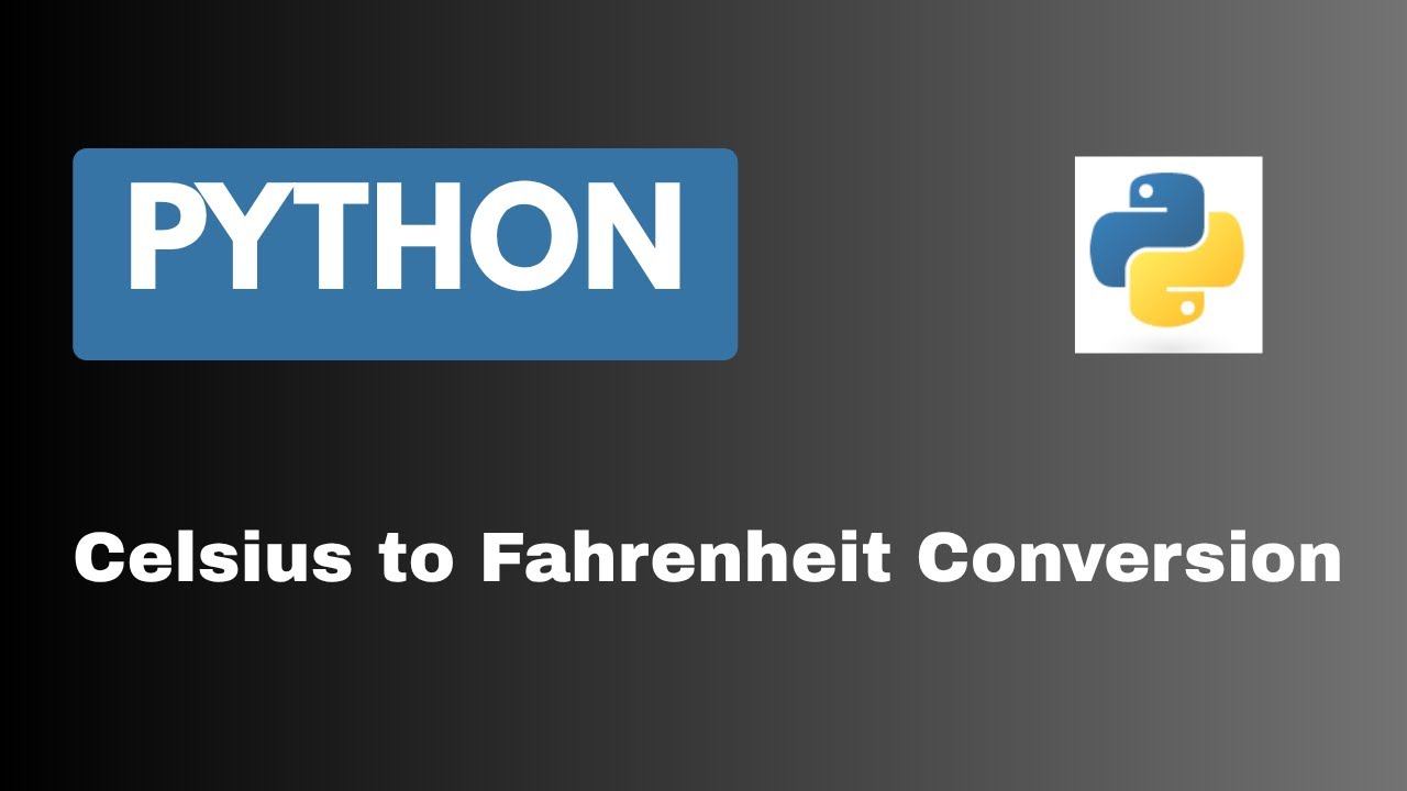 Celsius to fahrenheit conversion program