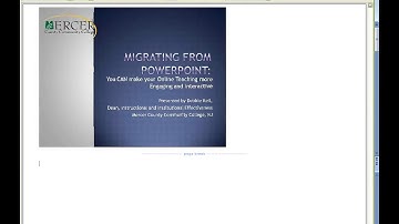 Migrating from PowerPoint   You CAN make your Online Teaching more Engaging and Interactive
