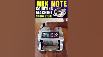 Mix Note Counting Machine in Chennai #mixnote #cash #shorts
